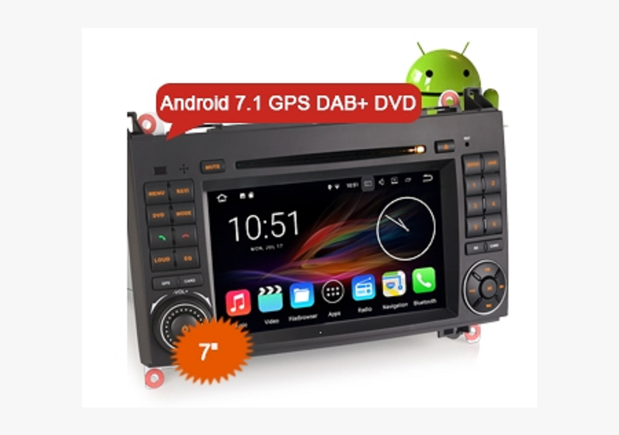 Gps Clipart Navi - Mercedes-benz, Transparent Clipart