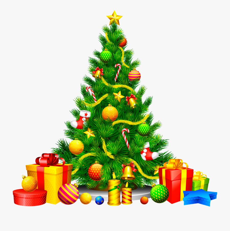 Transparent Background Christmas Tree Png, Transparent Clipart