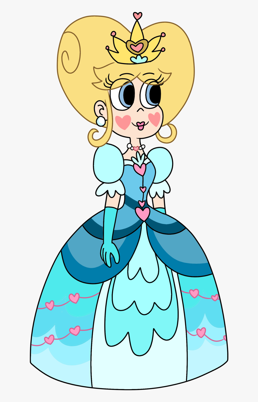 Triforce Of Love Part - Star Butterfly Queen Gown, Transparent Clipart