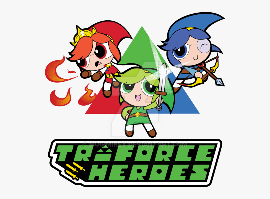 Transparent Triforce Png - Power Puff Girl Style, Transparent Clipart