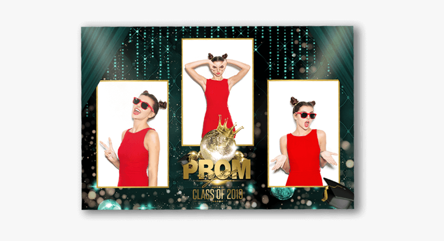 Prom Night Glitz Photobooth Template - Photo Booth, Transparent Clipart