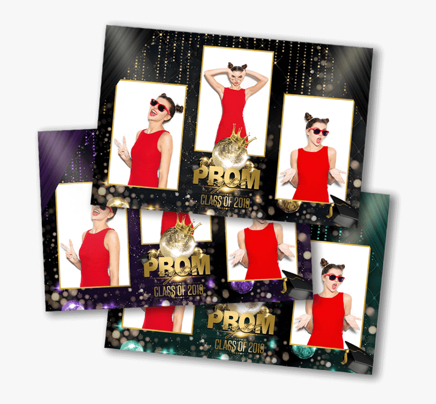 Prom Night Glitz Photobooth Template - Christmas, Transparent Clipart
