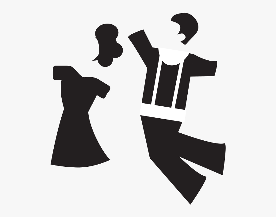 The Polka, Ballroom Dancing, And Salsa Dancing Clipart - Illustration, Transparent Clipart