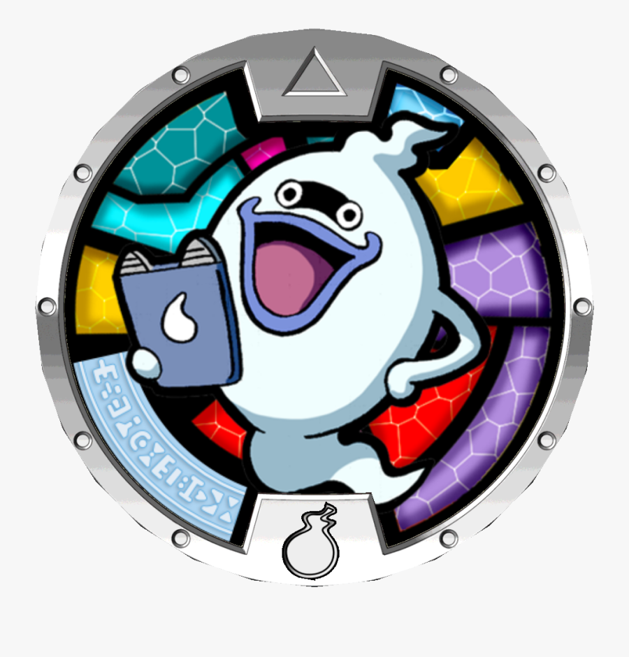Image Medal Png Yo - Yo Kai Whisper Medal, Transparent Clipart