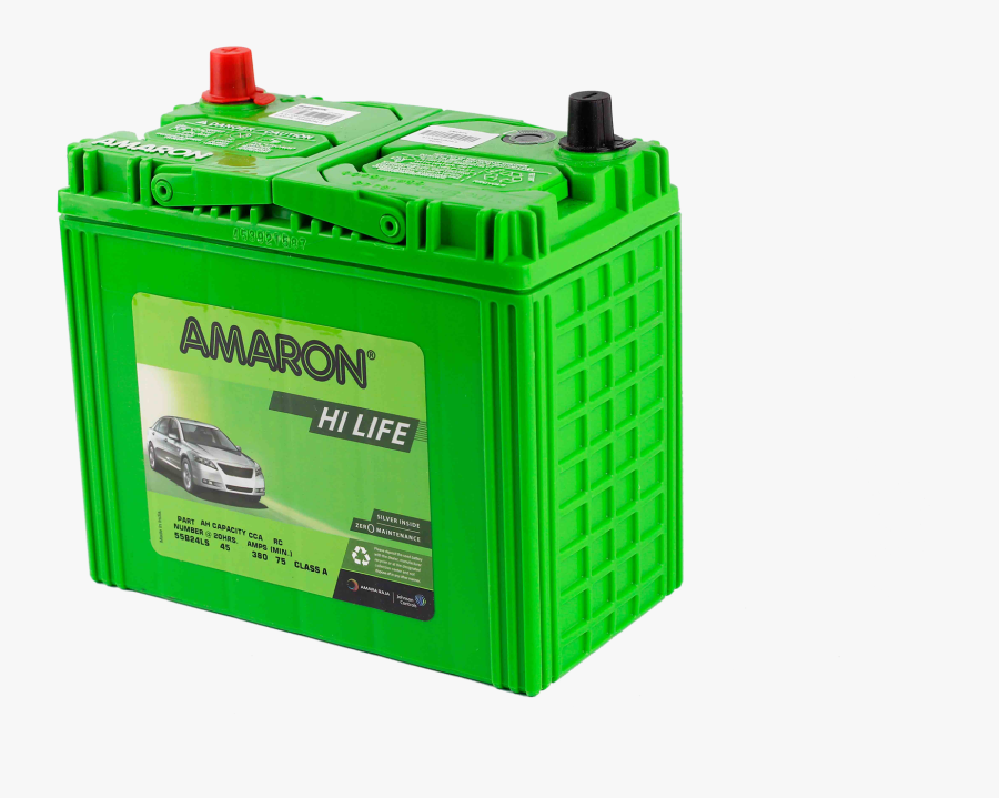 Amaron Car Battery Png, Transparent Clipart