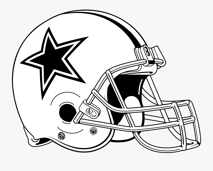 Cowboys Logo Png - Dallas Cowboys Helmet Drawing, Transparent Clipart