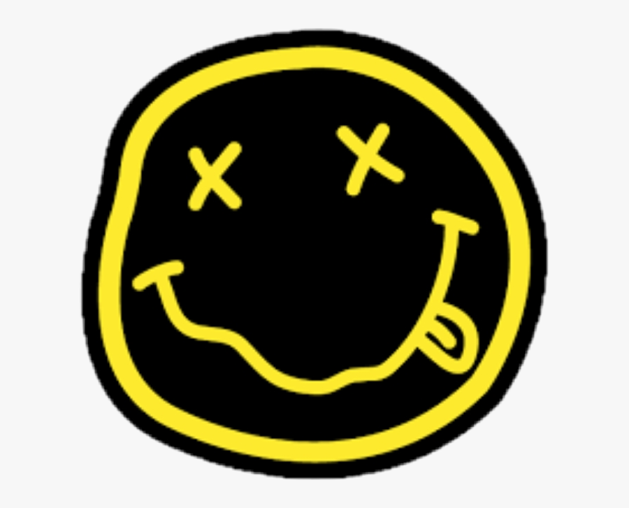 #nirvana #smiley #yellow #rad #music - Nirvana Logo No Background, Transparent Clipart