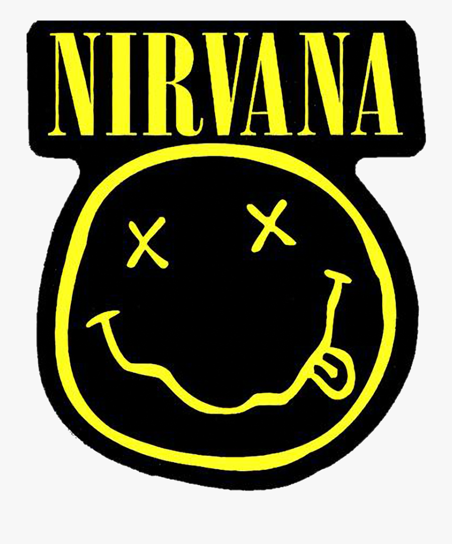 Nirvana Smiley Logo - Nirvana Stickers, Transparent Clipart