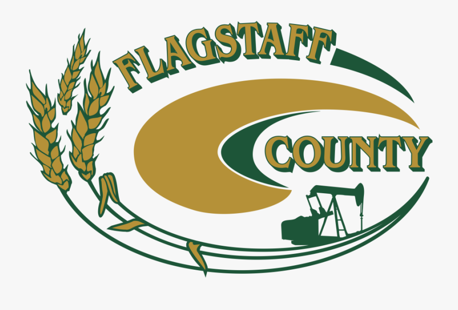 Flagstaff County Logo, Transparent Clipart