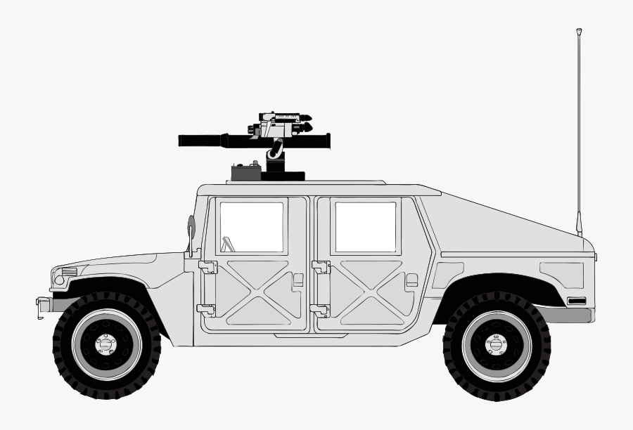 Hummer 2 - Draw A Army Car, Transparent Clipart
