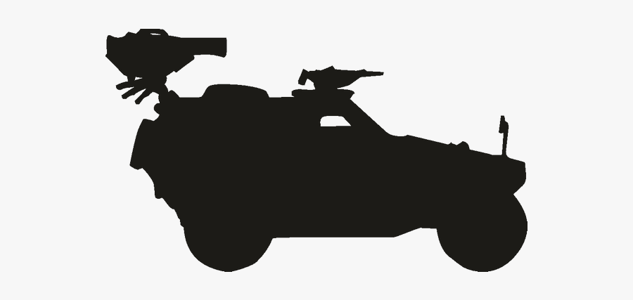 Jeep Wrangler Car Humvee Wall Decal - Military Jeep Silhouette, Transparent Clipart