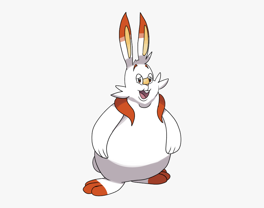 Domestic Rabbit Cartoon Rabbit Domestic Rabbit Rabbits - Scorbunny Final Evolution, Transparent Clipart