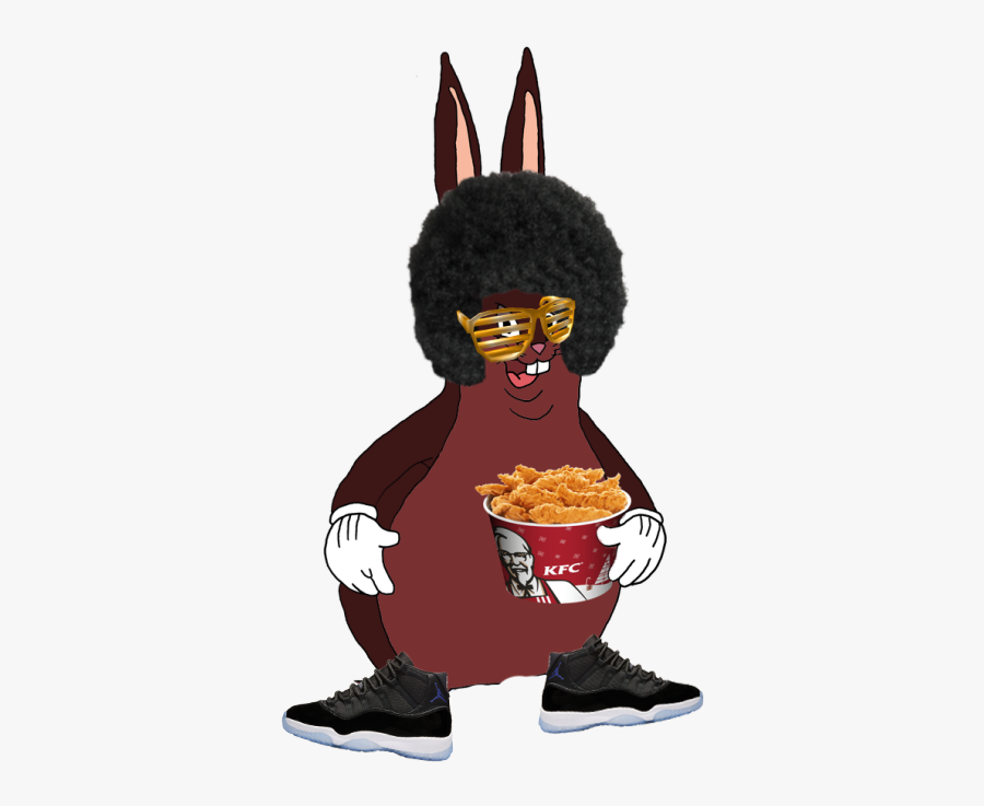 Kfc Cartoon Hairstyle - Big Chungus With No Background, Transparent Clipart