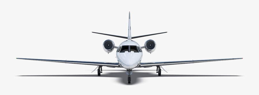 Welcome To Alpine Sky - Private Jet Front View Png, Transparent Clipart