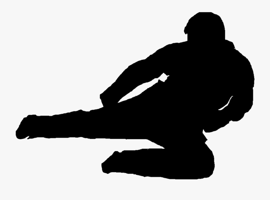 Taekwondo Flying Side Kick Cartoon 3847487 Madmelsinfo - Flying Side Kick Silhouette, Transparent Clipart