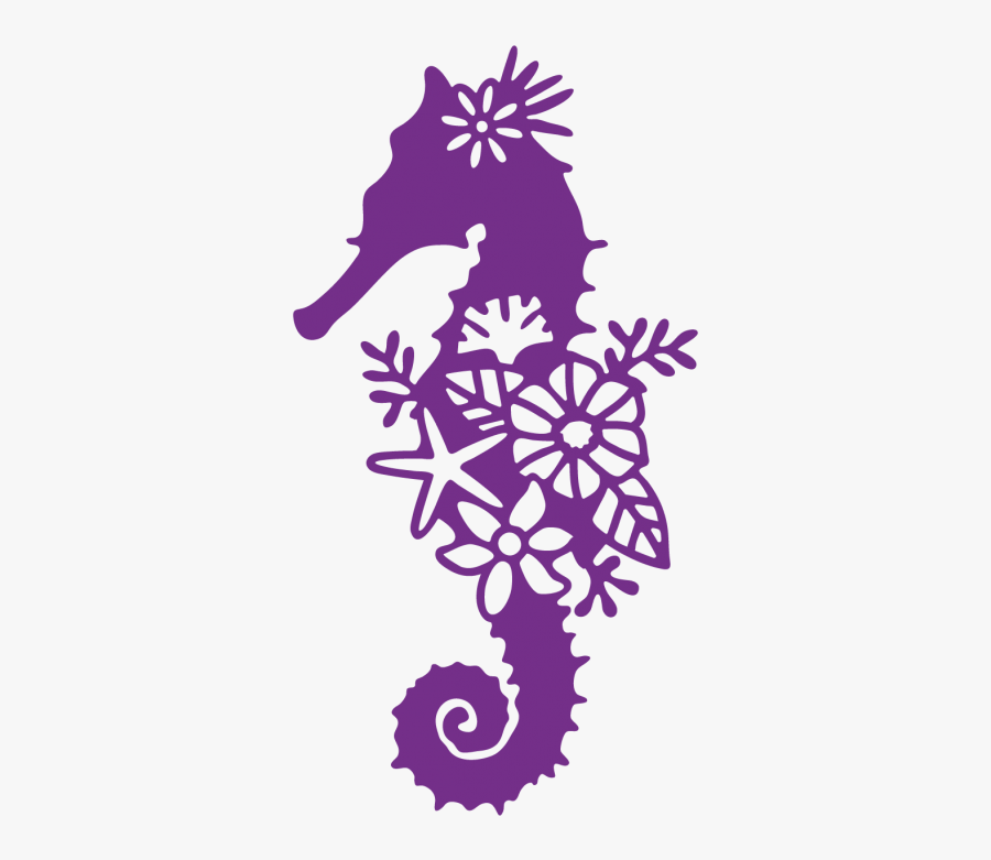 Silhouette Seahorse Clipart, Transparent Clipart
