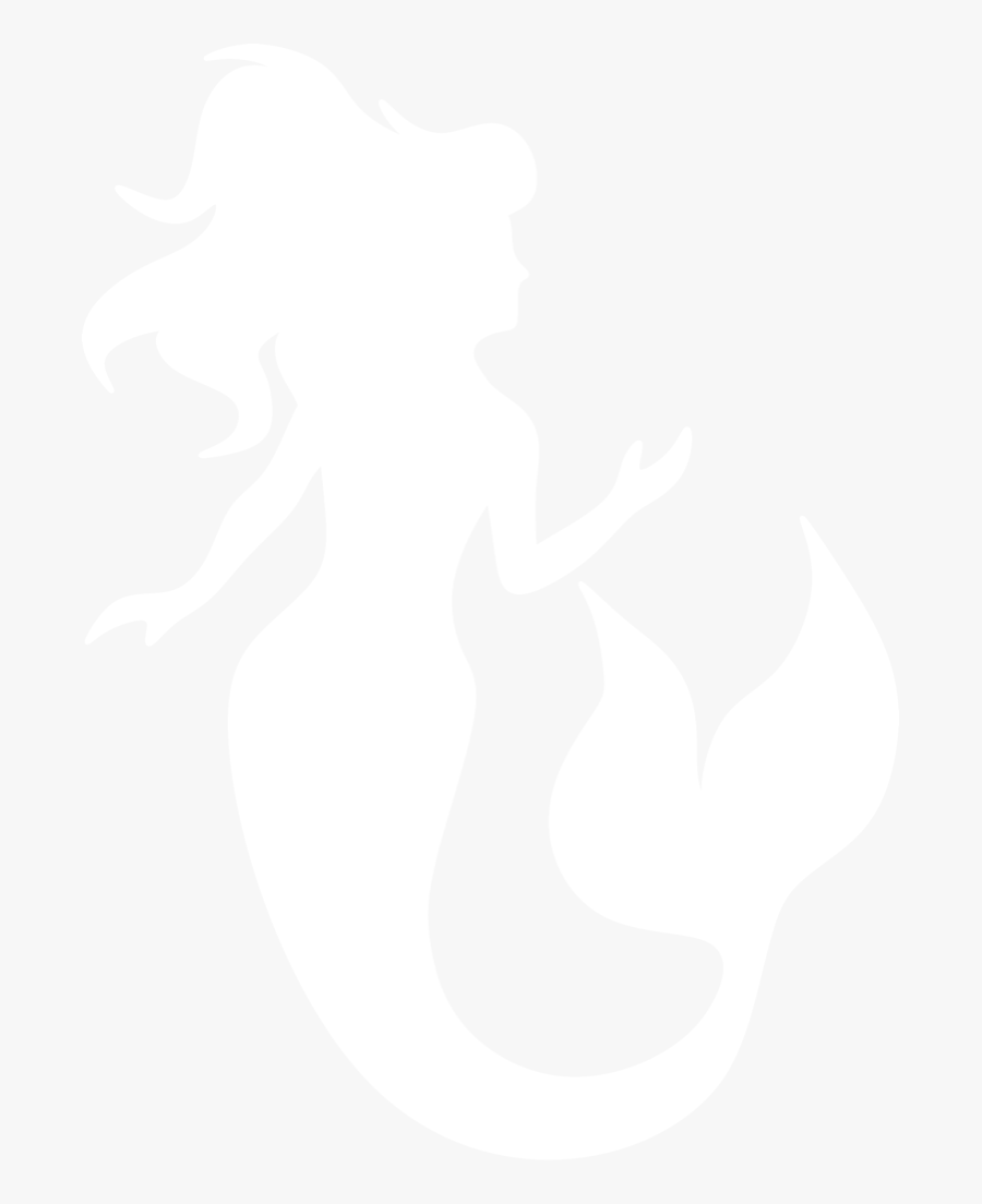 Mermaid Silhouette Png, Transparent Png - Mermaid Jack O Lantern, Transparent Clipart