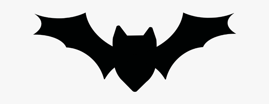#bat #black #silhouette #simple - Silhouette Simple Bat, Transparent Clipart