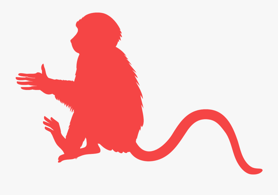 Monkey Silhouette Png, Transparent Clipart