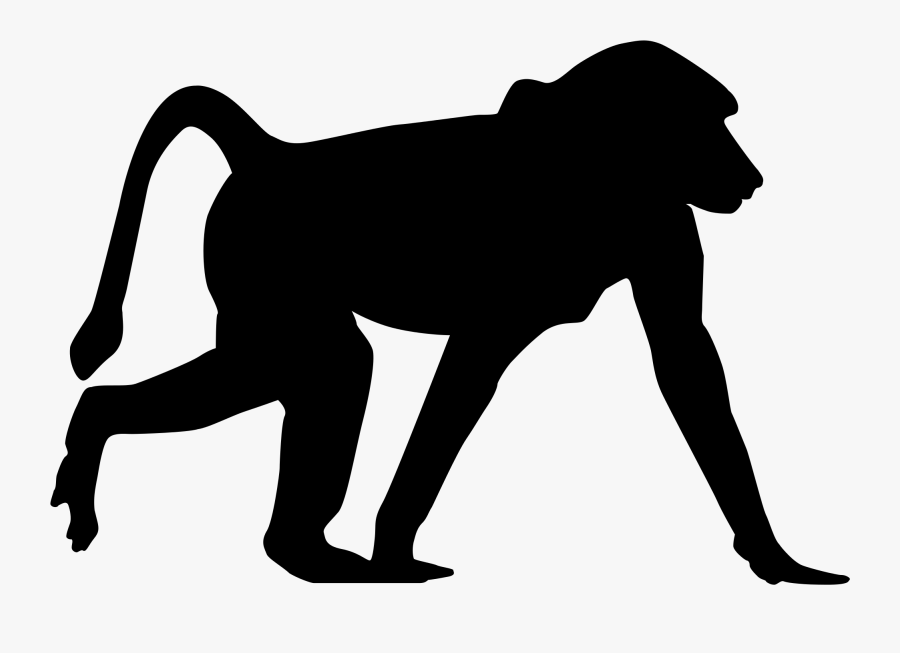 Monkey Silhouette 13, Buy Clip Art - Silhouette Monkey Png, Transparent Clipart