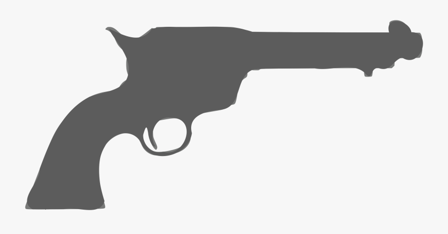 Silhouette Arme 06 Clip Arts - Пистолет Силует, Transparent Clipart