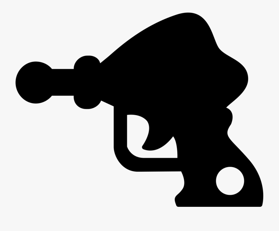 Rays Gun Silhouette Of Weapon Of Outer Space - Killer Klowns From Outer Space Silhouette, Transparent Clipart