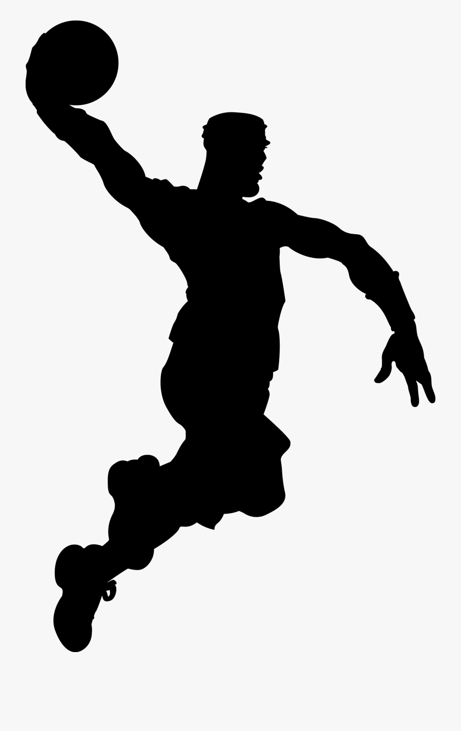 Human Behavior Finger Clip Art Silhouette - Shoot Basketball, Transparent Clipart