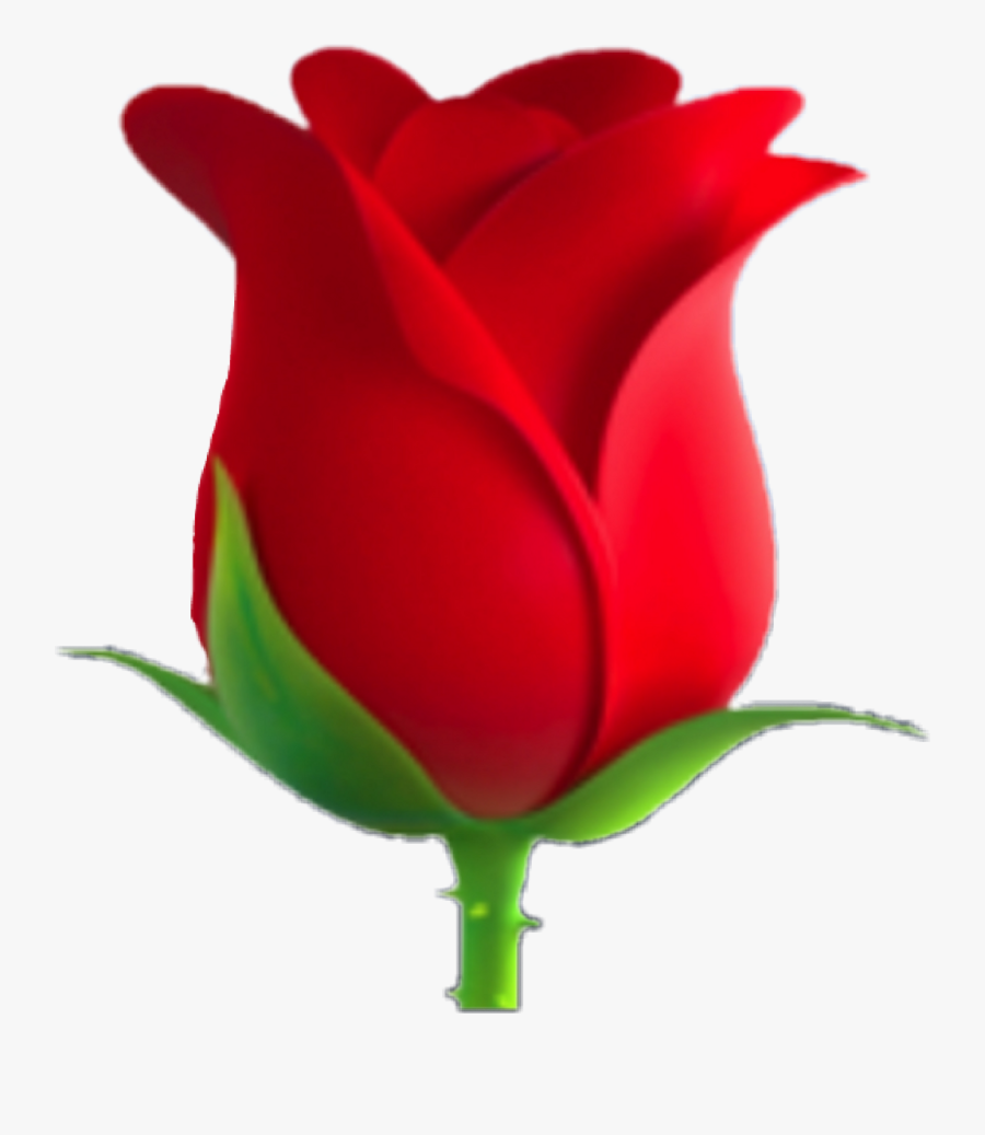 Clipart Rose Emoji - Transparent Background Rose Emoji, Transparent Clipart