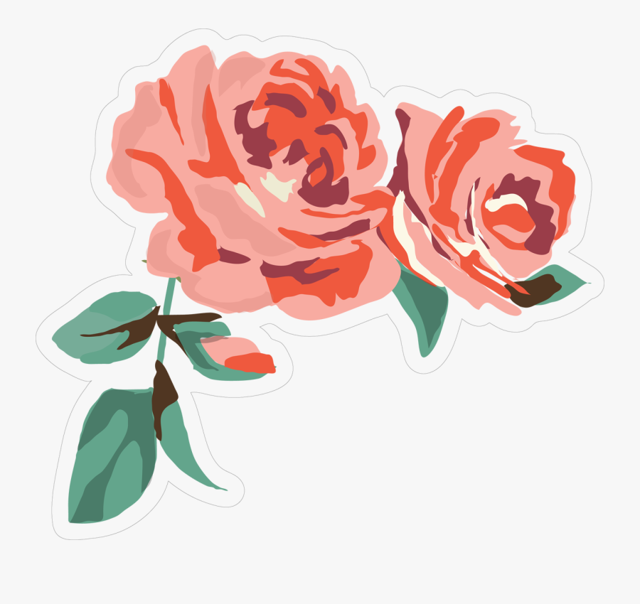 Rose - Rose Print And Cut, Transparent Clipart