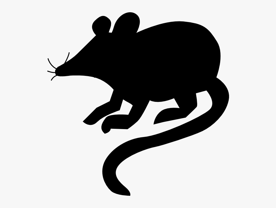 Clipart Silhouette Mouse, Transparent Clipart