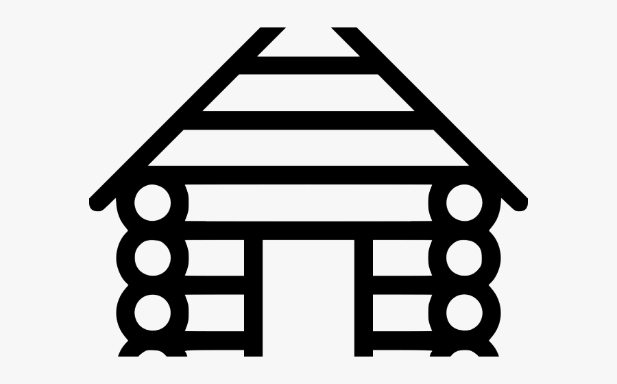 Cabin Clipart Svg - Log Cabin Clip Art, Transparent Clipart