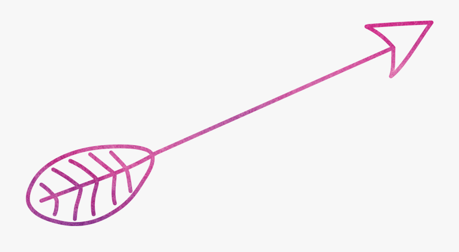 None - Watercolor Arrow Png, Transparent Clipart