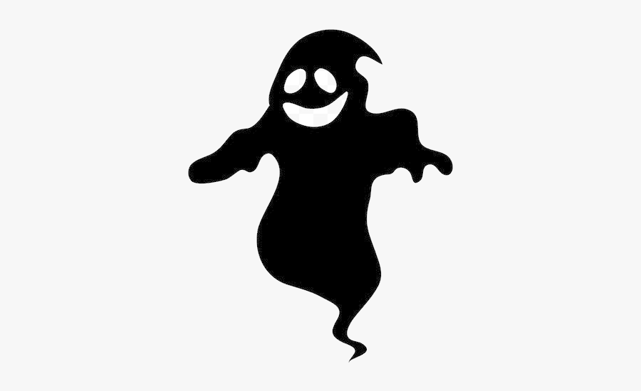 Ghost Silhouette Black Transparent Image Clipart Free - Cute Baby Halloween Onesies, Transparent Clipart