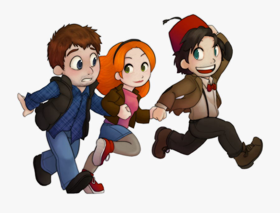 Come Along Ponds By - Doctor Who Chibi 11, Transparent Clipart