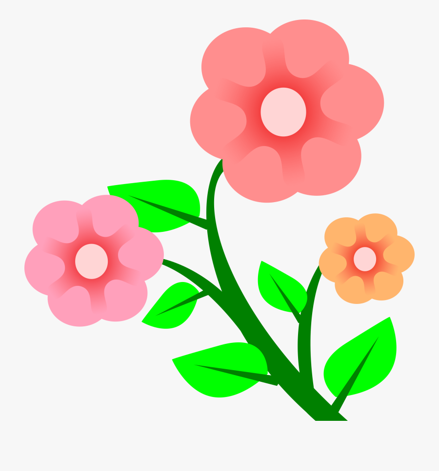 Clipart Of Pretty, Escorts And Beautiful Rose - Pink Flower Png Vector, Transparent Clipart