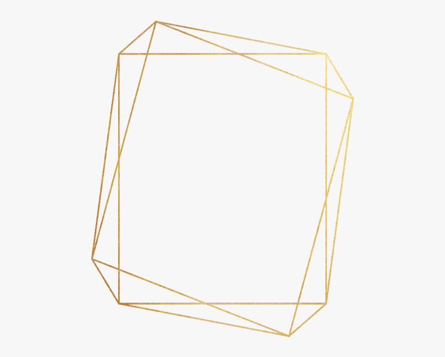#freetoedit #ftestickers #gold #frame #border #geometric - Drawing, Transparent Clipart