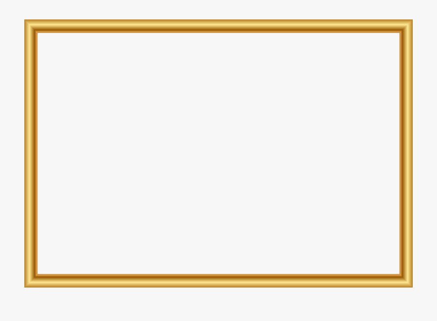 Gold Picture Frame Clipart - Portable Network Graphics, Transparent Clipart