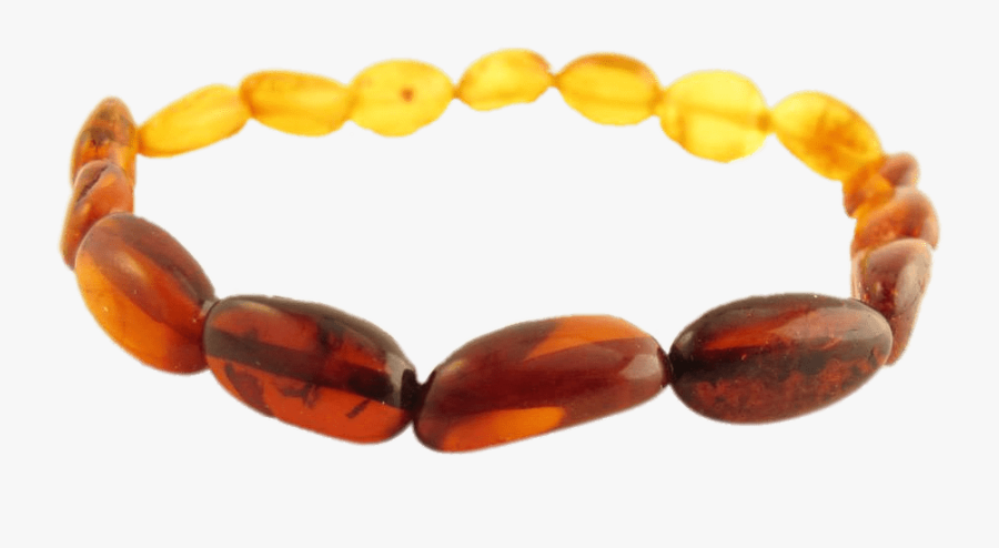 Amber Beads Bracelet - Pulsera Png, Transparent Clipart