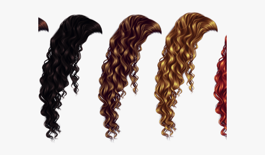 Curly Hair Transparent Background, Transparent Clipart