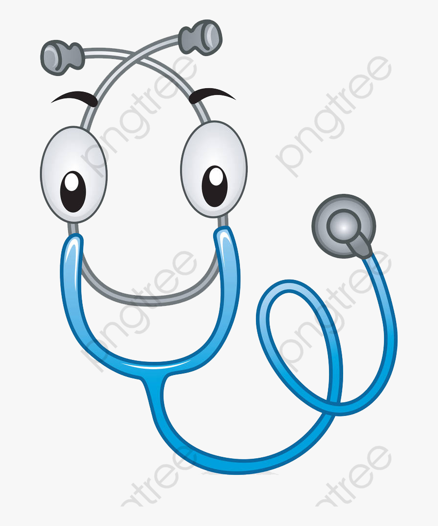 Stethoscope Clipart Cartoon - Cartoon Stethoscope Drawing, Transparent Clipart