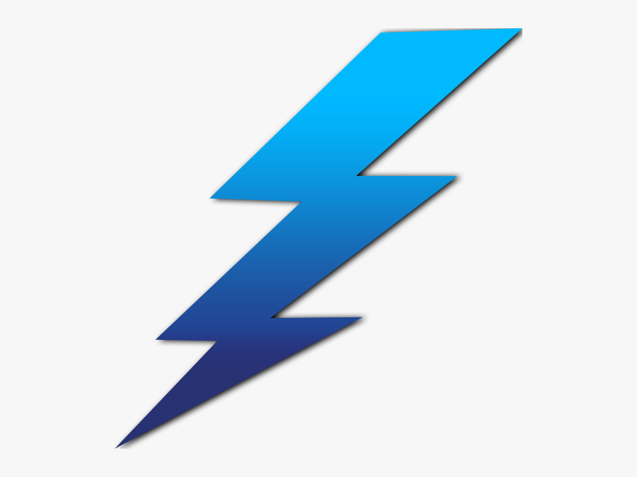 Lightning Bolt Clipart Png - Blue Lightning Bolt Png, Transparent Clipart