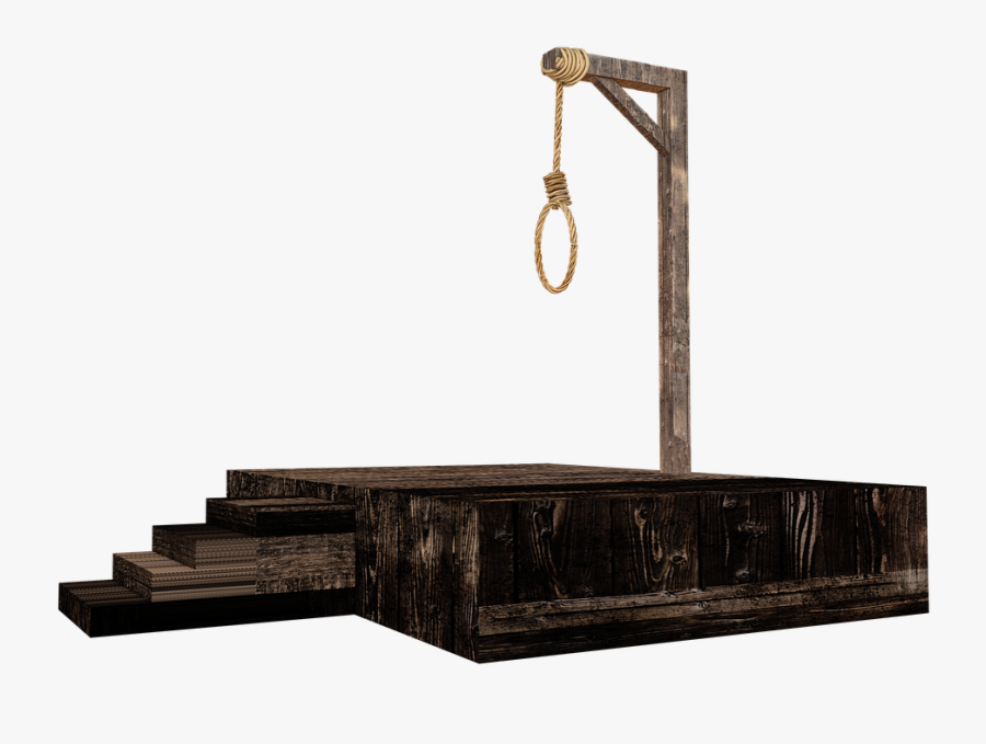 Gallows Hang Penalty Capital Punishment Judgment - Gallows Png, Transparent Clipart