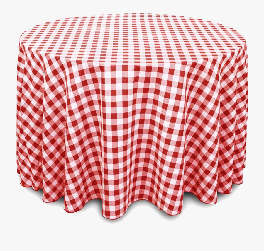 Table Cloth Png - Tablecloth Checkered Red, Transparent Clipart