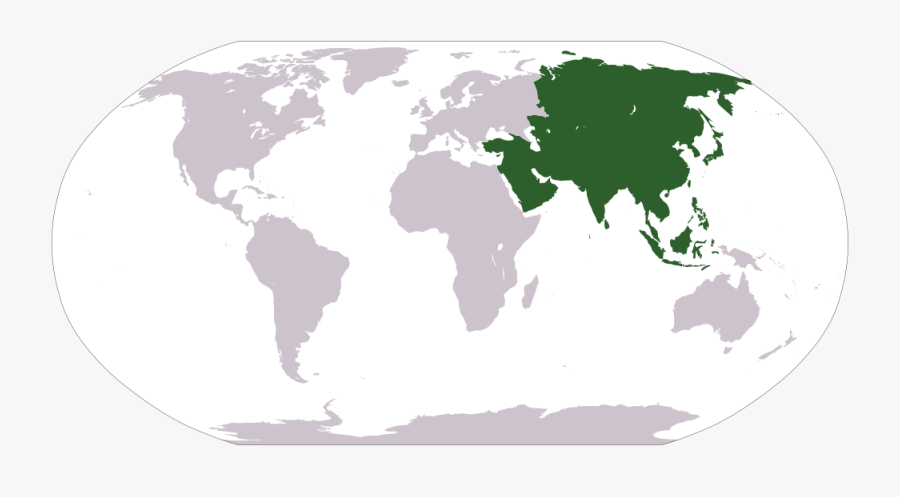 Asia Map Png - Asia Highlighted On World Map , Free Transparent Clipart ...