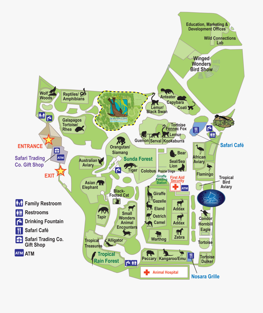 Transparent Cartographer Clipart - Fresno Chaffee Zoo Kingdom Of Asia, Transparent Clipart