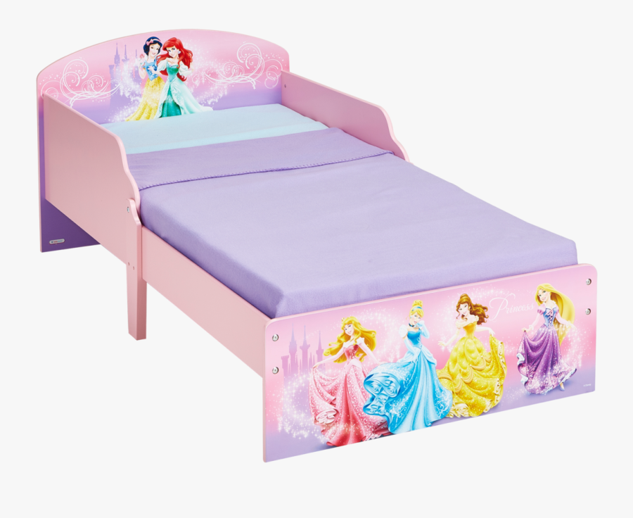 Disney Princess Toddler Bed Bambino Home - Lozko Dla Dziewczynki Z Ksiezniczkami, Transparent Clipart