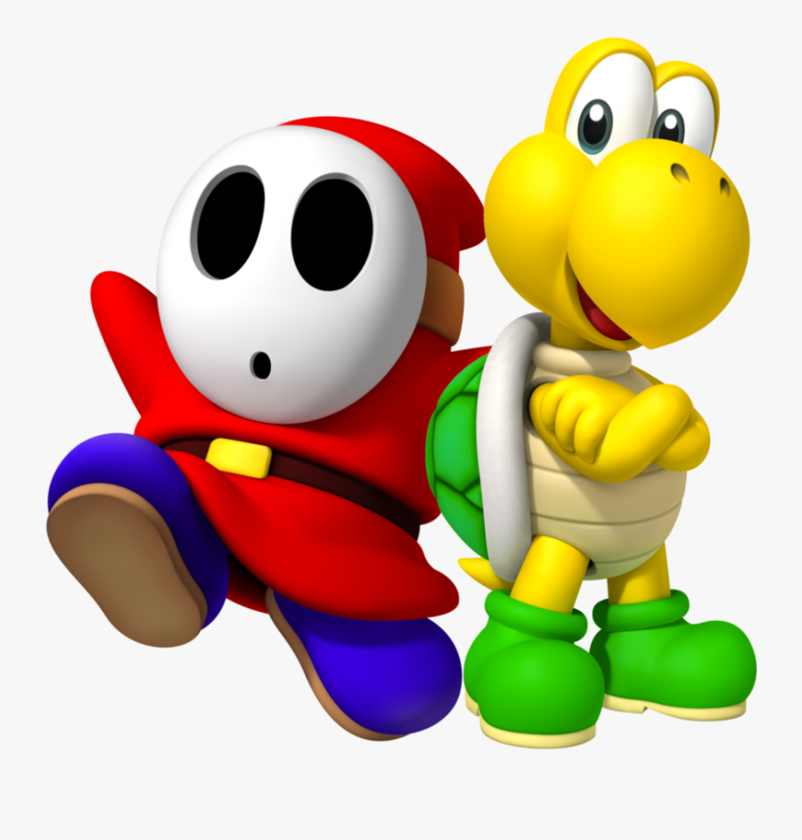 Transparent Nervous Man Clipart - Koopa Troopa, Transparent Clipart