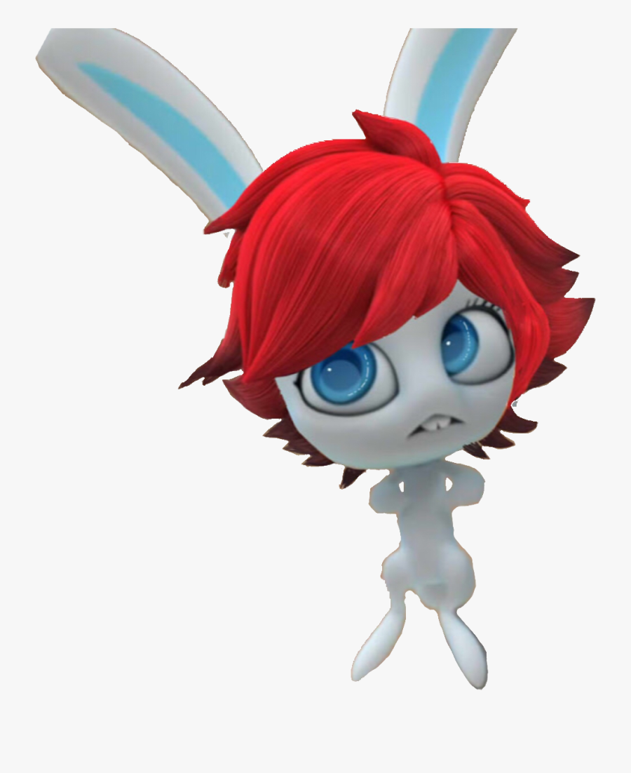 Fluff With Adult Alix’s Hair - Fluff Kwami, Transparent Clipart