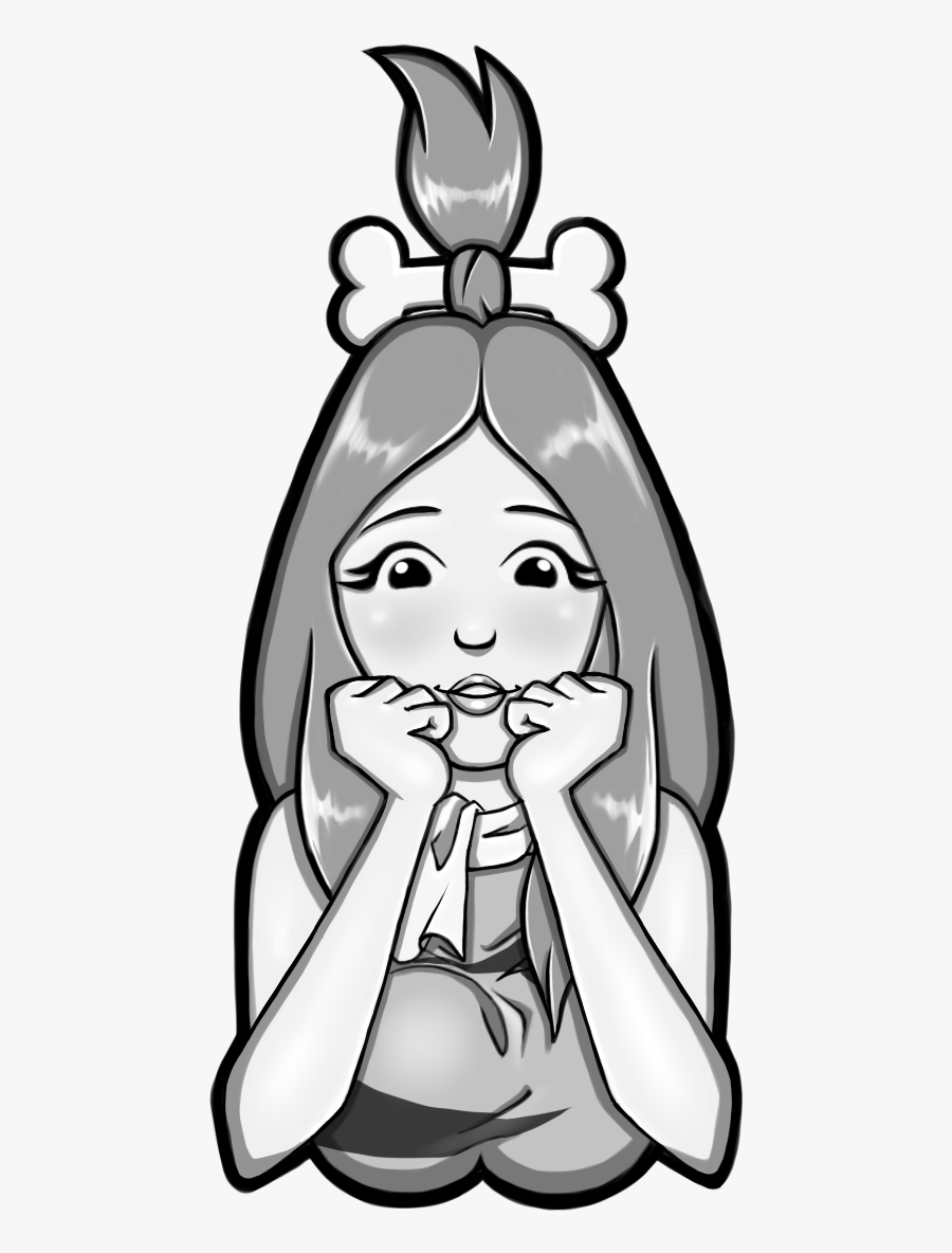 Teen Pebbles - Cartoon, Transparent Clipart