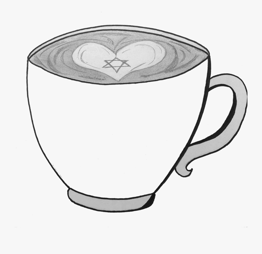Transparent Coffee Cartoon Png - Line Art, Transparent Clipart